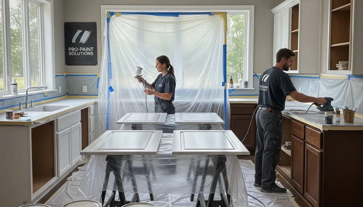 Cabinet painting service in Royal Oak, MI for durable, updated kitchen cabinets
