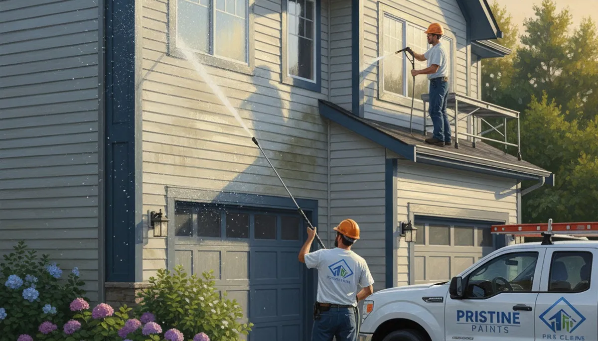 Vinyl siding pressure cleaning in Royal Oak, MI by Royal Oak Paint Pros
